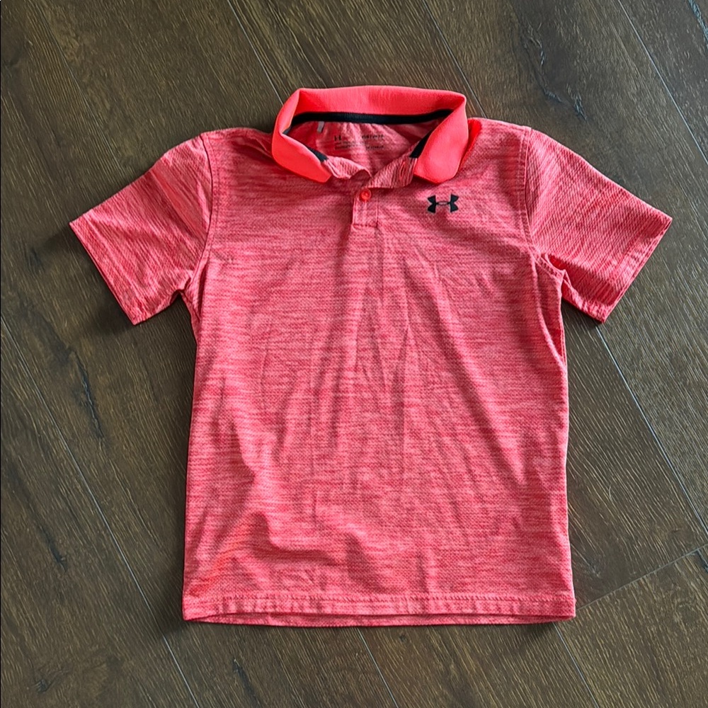 Under Armour Red Polo Shirt